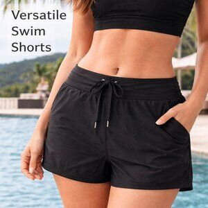 Summer Mae Women's black swimshorts
